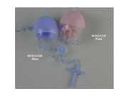 BLUE PLASTIC ROSARY EGGS