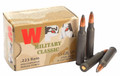 223 5.56x45 Ammo 55gr SP Wolf WPA Military Classic 20 Round Box