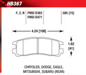 Rear Pads - HB367F.585