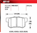 Rear Pads - HB145F.570