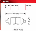 Rear Pads - HB370F.559