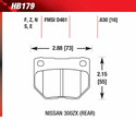 Rear Pads - HB179F.630