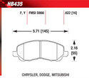 Front Pads - HB435F.622