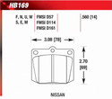 Front Pads - HB169N.560