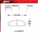 Front Pads - HB247F.575