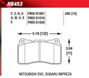 Front Pads - HB484Z.670