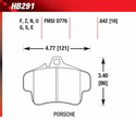 Front Pads - HB291F.642