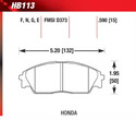 Front Pads - HB113E.590