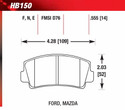 Front Pads - HB150E.555