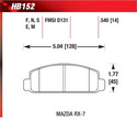 Front Pads - HB152E.540