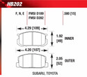 Front Pads - HB202E.580