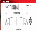 Front Pads - HB218E.583