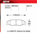 Rear Pads - HB248E.650