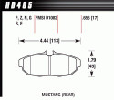 Rear Pads - HB485Z.656