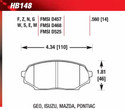 Front Pads - HB453Z.585