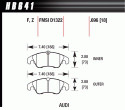 Front Pads - HB641F.696