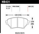 Front Pads - HB431E.606