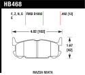 Rear Pads - HB468E.492