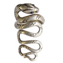 Silver Adjustable Kundalini Snake Ring