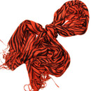 Copy of Super Soft Viola Cotton Leopard and Tiger Print Scarf