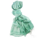 Scarf With Silver Weave