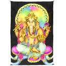Beautiful Multi-Color Air Brushed Ganesh Tapestry