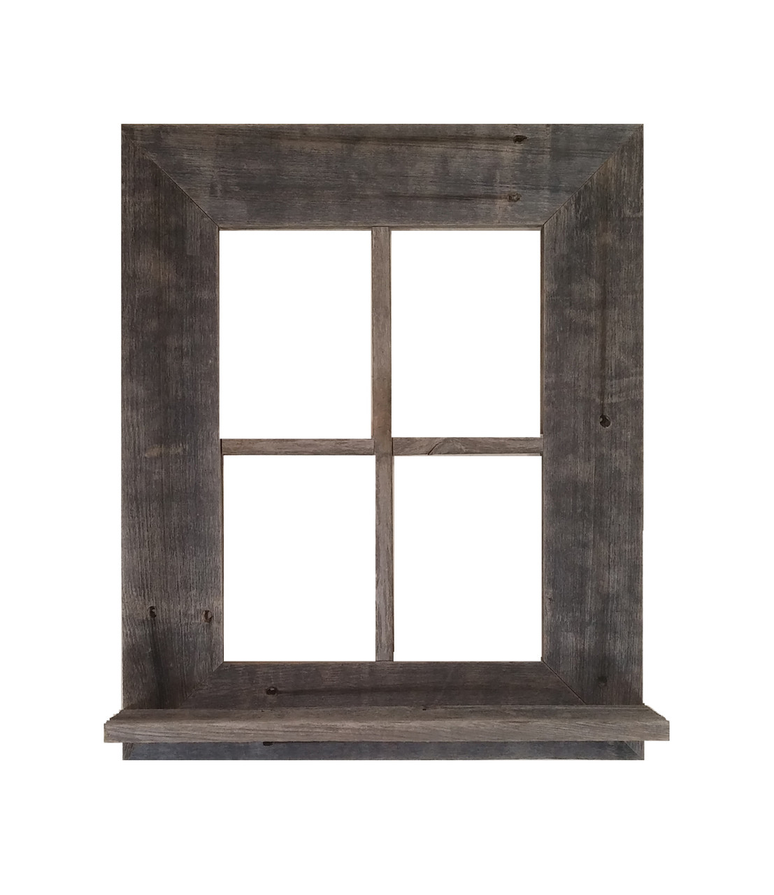 old wooden window collage frame