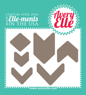 Our Chevron Bits Elle-ments Custom Steel Die are exclusive to Avery Elle. These premium steel dies are proudly made in the USA.