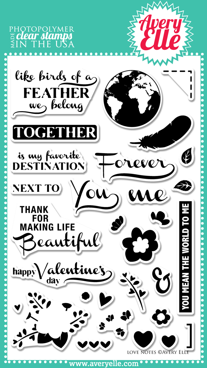 Love Notes Clear Stamp set