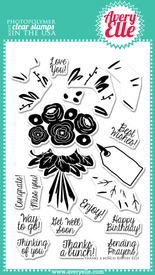 Thanks A Bunch Clear Stamps