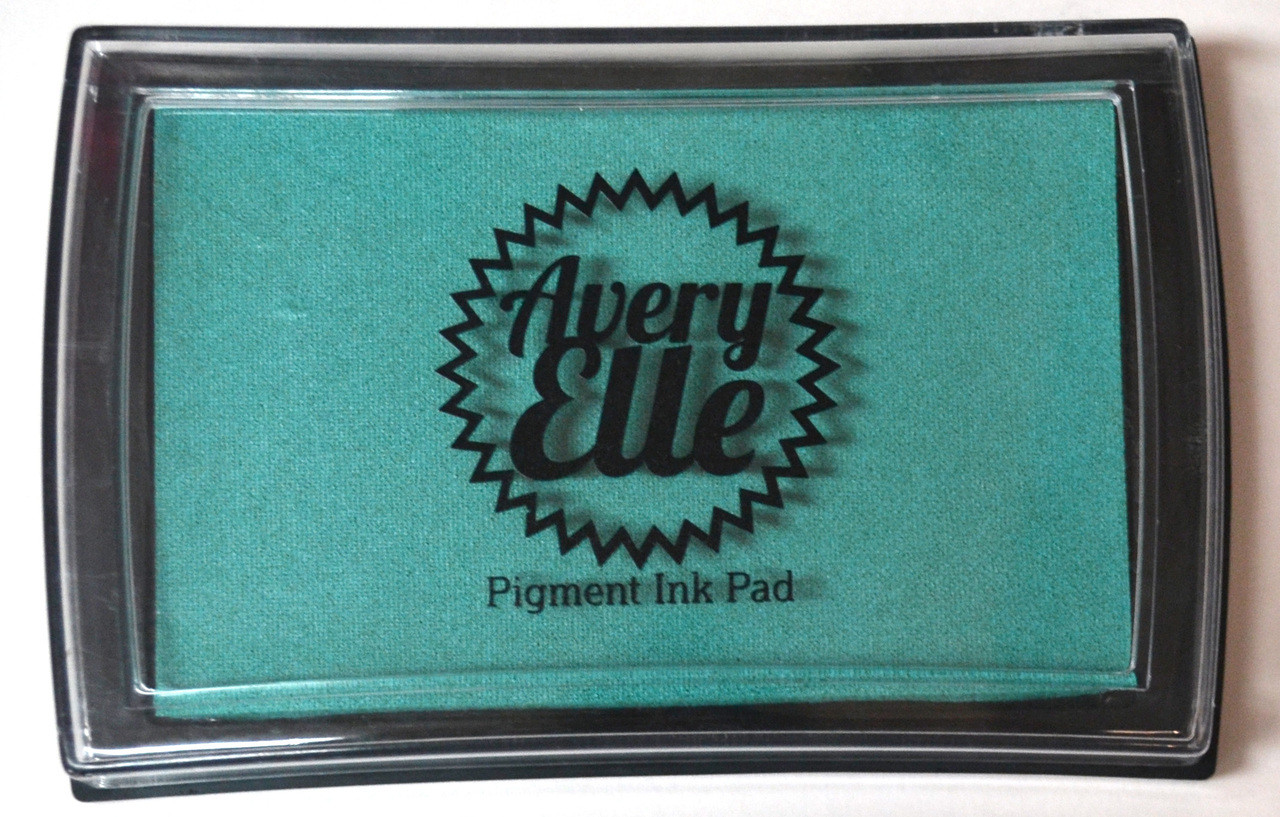 Our Aquamarine Pigment Ink Pad is a gorgeous shade of blue and coordinates with our Aquamarine premium card stock. Our water-based premium pigment inks offer fantastic coverage with our clear stamps and are fast drying, embossable, acid free and non-toxic. Made in Taiwan
