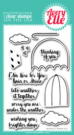 Avery Elle Weather It Clear Stamps Avery Elle Weather It Clear Stamps
