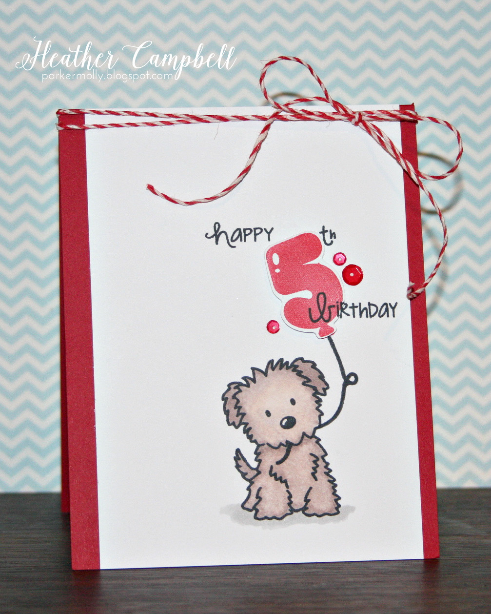 By Heather Campbell for Avery Elle Inc.  Numbered Balloons clear stamps, Fly By clear stamps, Furry Friends clear stamps, The Sugar Collection Note Cards.  Cherry and New Moon pigment ink pads