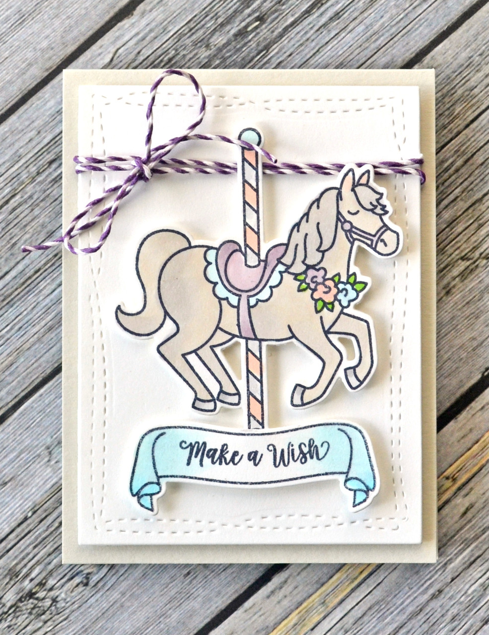 Carousel Clear Stamps & Dies