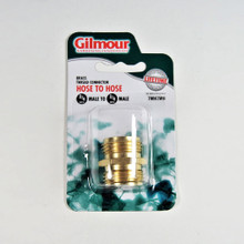 Brass Hose Thread Nipple 3/4"