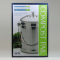 Stainless Steel Compost Pail, organic gardening