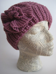 Thick knit winter hat