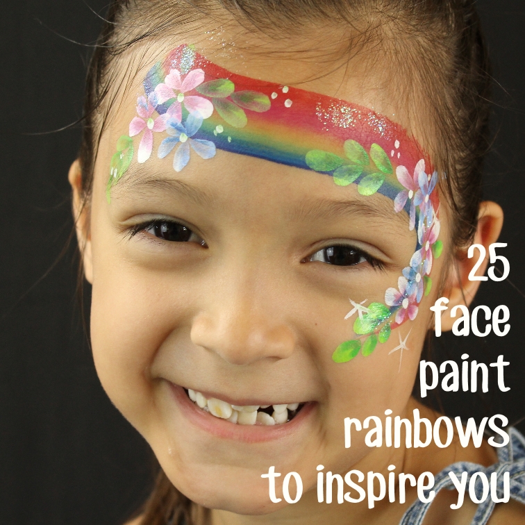 Show us your... rainbows 25 face paint ideas to inspire you Face