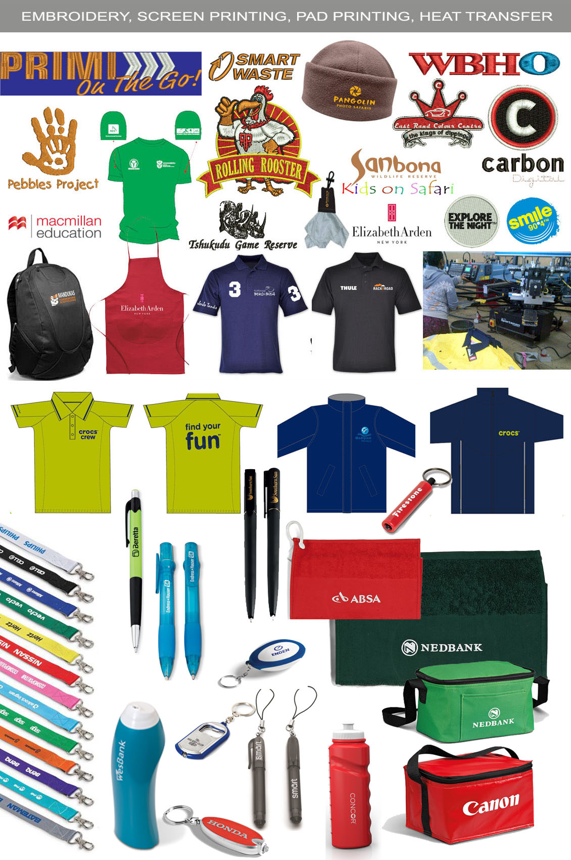 Embroidery Branding I Screen Printing I Corporate Branding I Azulwear