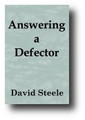 Answering a Defector (was "Circular No. 1") by David Steele