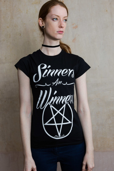 sinners club t shirt