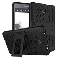 Black Heavy Duty Protective Stand Case For Samsung Galaxy Tab A 7.0"