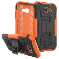 Orange Touch Dual Layer Kickstand Case For Samsung Galaxy A7 (2017)