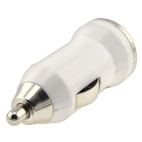 White Universal 12-24V USB Car Charger Vehicle Power Adapter - 1 