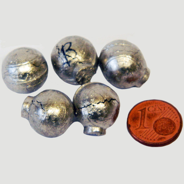 PA2070 Pure Bismuth Pellets 5pcs ea 13gr Prince August