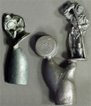 Master metal examples of Old Fantasy pawns.