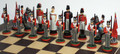 Battle of Waterloo Chess Set: Wellington's side