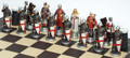 Crusades Chess Set: Richard the Lionheart side