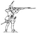 18th Century Grenadier standing firing