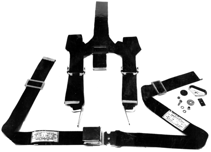 Cessna 172 Seat Belt & Shoulder Harness Kit, (WH603) Knots 2U, Ltd.
